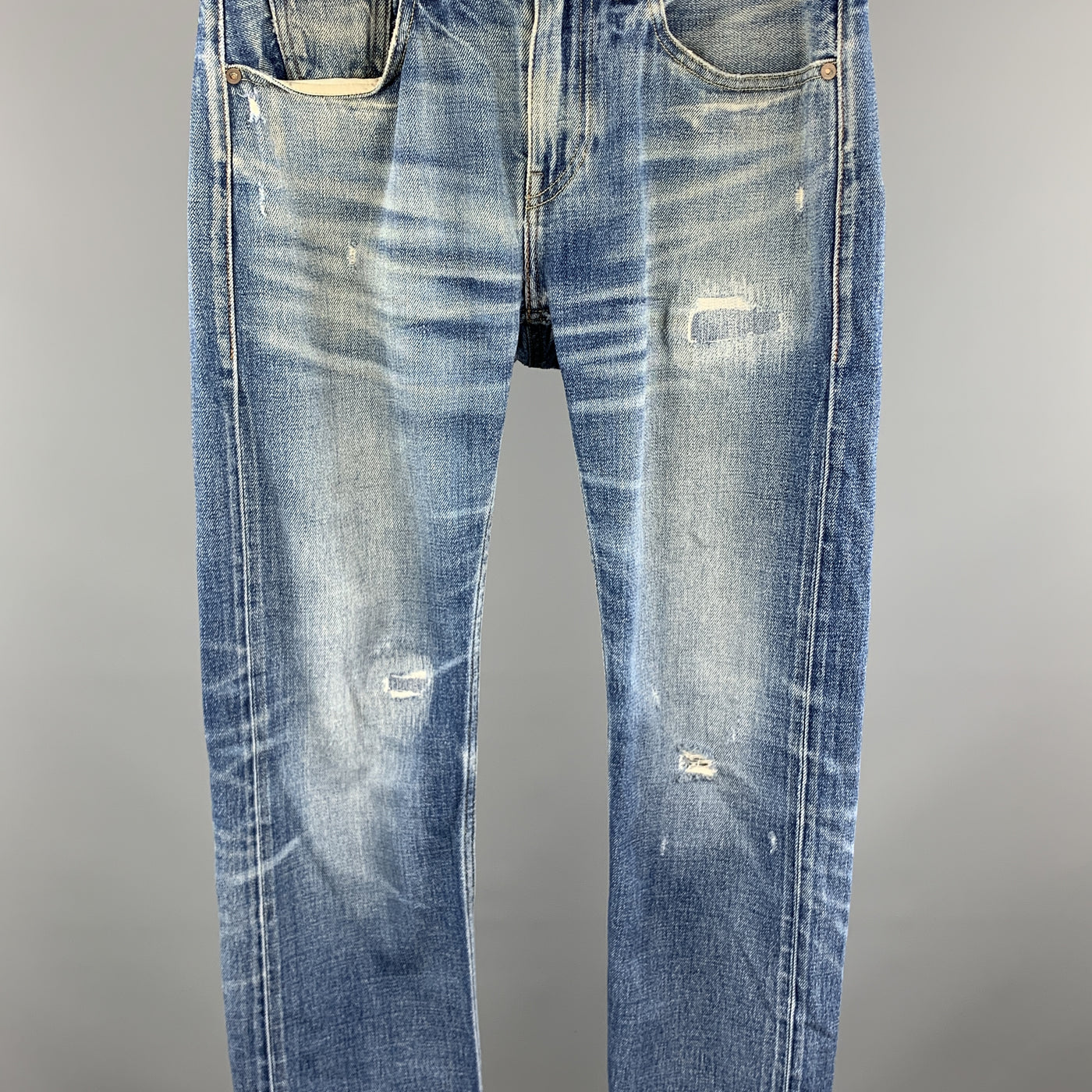 LEVI'S MADE & CRAFTED Size 29 Indigo Washed Cotton Jeans
