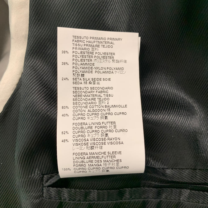 VIKTOR & ROLF Size 42 Black Metallic Jacquard Polyester Blend Sport Coat