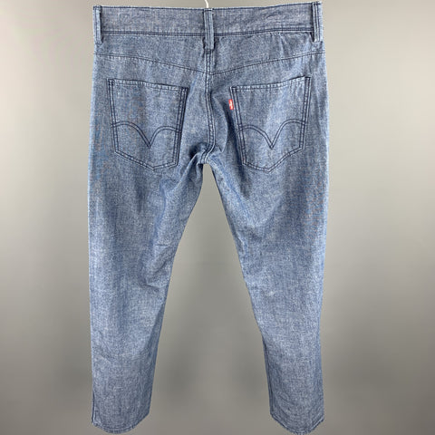 LEVI'S 511 Size 32 Indigo Heather Cotton Zip Fly Casual Pants