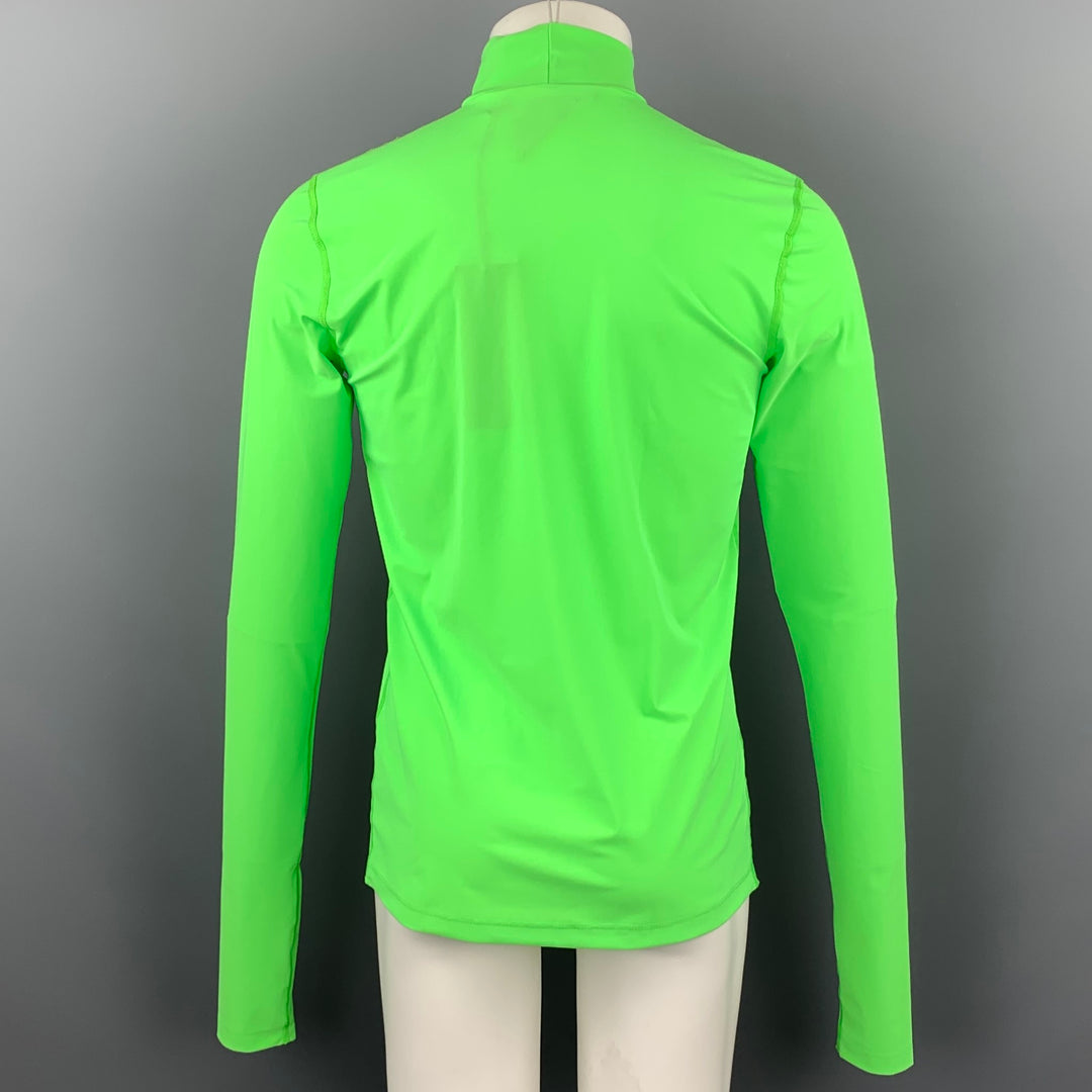 MARCELL VON BERLIN Size S Green Polyester High Collar Pullover Sweater