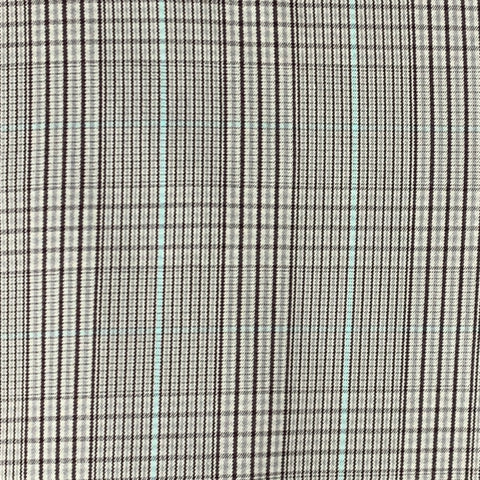 PAUL SMITH Size 30 Beige Brown Plaid Cotton Flat Front Dress Pants