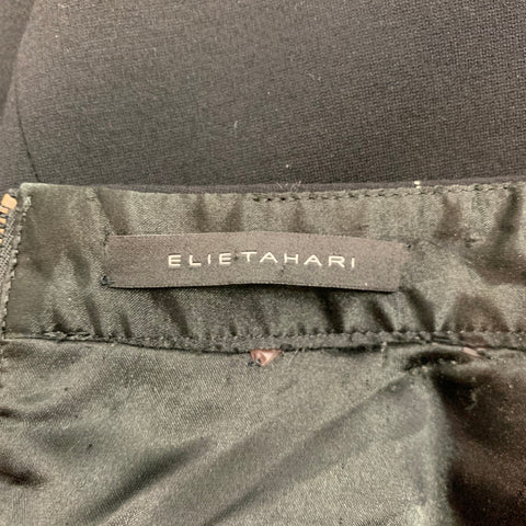 ELIE TAHARI Size S Black Pencil Skirt