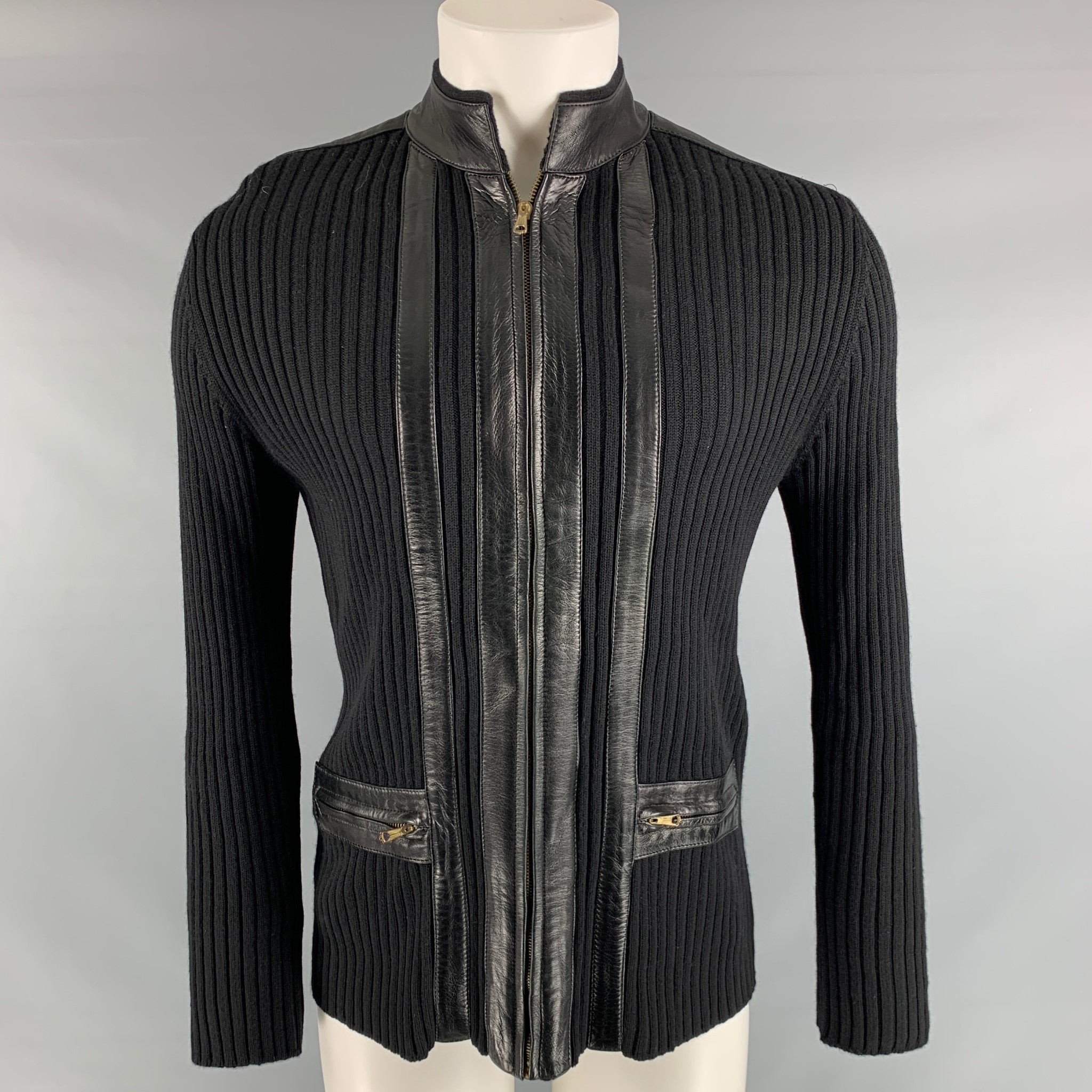 Lanvin check-pattern fringed wool shirt - Black