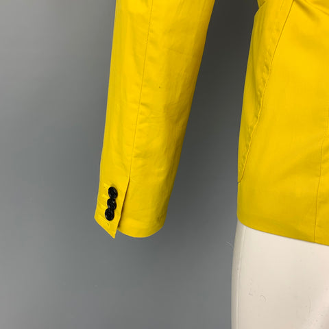 MARC by MARC JACOBS Size XS Yellow Cotton Notch Lapel Sport Coat