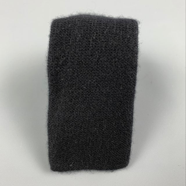 MICHAEL BASTIAN Black Knitted Tie