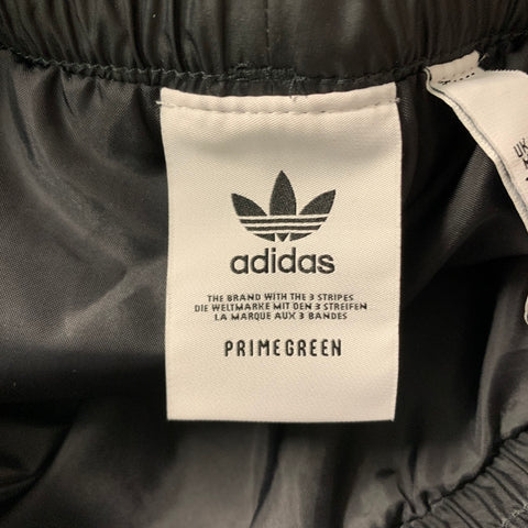 ADIDAS Size M Black Quilted Polyester Zip Fly Casual Pants