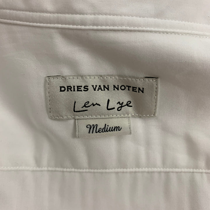 DRIES VAN NOTEN x LEN LYE Size M White Cotton Shirt Jacket Shirt