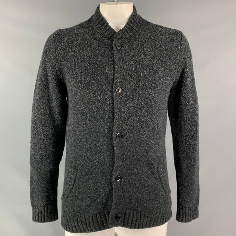 TAYLOR STITCH Size 42 Charcoal Grey Merino Wool Button Down Cardigan