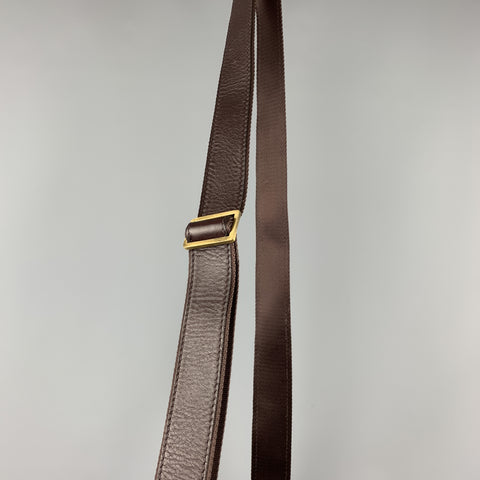 SAGEBROWN Burgundy Leather Shoulder Bag