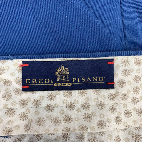 EREDI PISANO Size 30 Blue Cotton Zip Fly Casual Pants