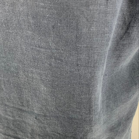 PAUL SMITH Size M Navy Linen Short Sleeve Shirt