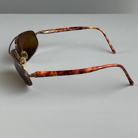 MAUI JIM Lunettes de soleil en métal écaille de tortue
