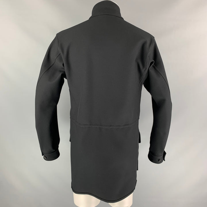 JIL SANDER Size 40 Black Polyethylene Drawstring Jacket