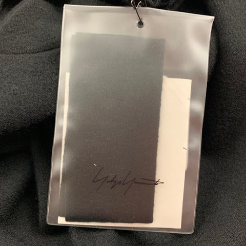 YOHJI YAMAMOTO Size M Black Wool Long Sleeve Dress