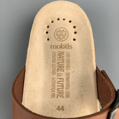 NATURE IS FUTURE Size 10 Brown Leather Straps Sandals