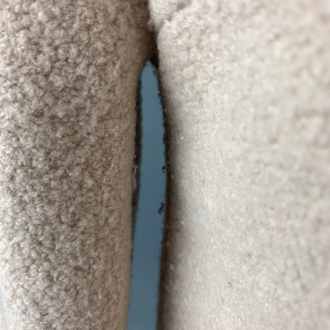 JENNI KAYNE Size S Beige Merino Wool Blend 1/4 Zip Sweater
