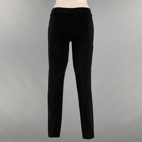 THE ROW Size S Black Nylon Blend Elastic Waistband Leggings