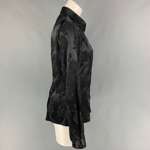 D&amp;G by DOLCE &amp; GABBANA Camisa Jacquard Poliéster Negra Talla Única