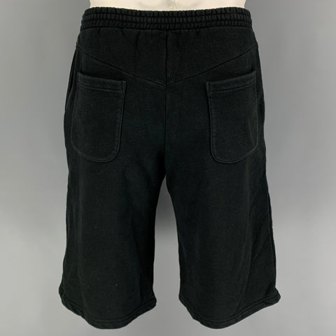 PHENOMENON Talla M Pantalones cortos de algodón con cordón negro