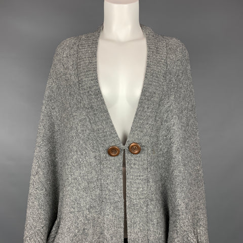 SEE By Chloe Cardigan circulaire tricoté gris taille unique