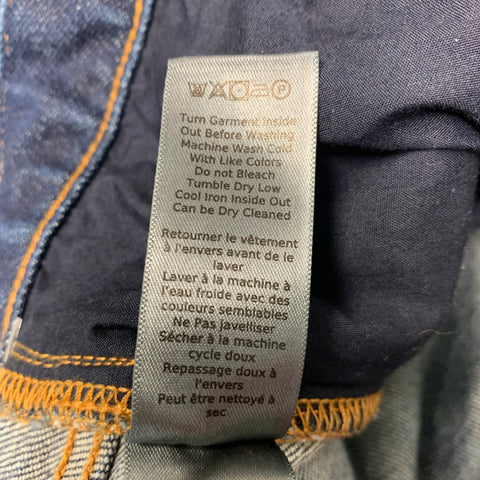 JOHN VARVATOS Size 30 Blue Cotton Elastane Jeans