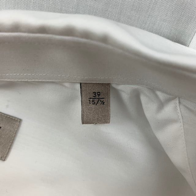 ARMANI COLLEZIONI Size S White Cotton Button Up Long Sleeve Shirt