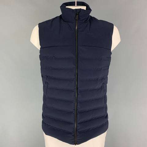 AZTECH Dale of Aspen Chaleco con cremallera de mezcla de poliamida acolchado azul marino talla L