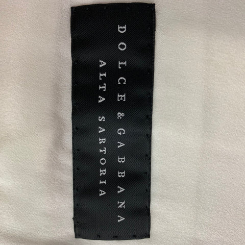 DOLCE & GABBANA Size 44 Solid Wool Buttoned Pink Vest