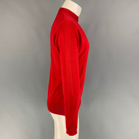 Vintage POLO by RALPH LAUREN Size M Red Cashmere Crew-Neck Sweater