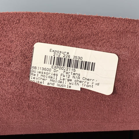 DR. MARTENS Automne 2012 Taille L Sac de nuit en cuir bordeaux