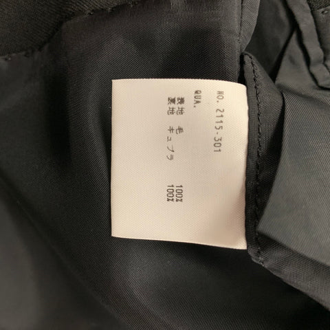 LAD MUSICIAN Size 36 Black Notch Lapel Sport Coat