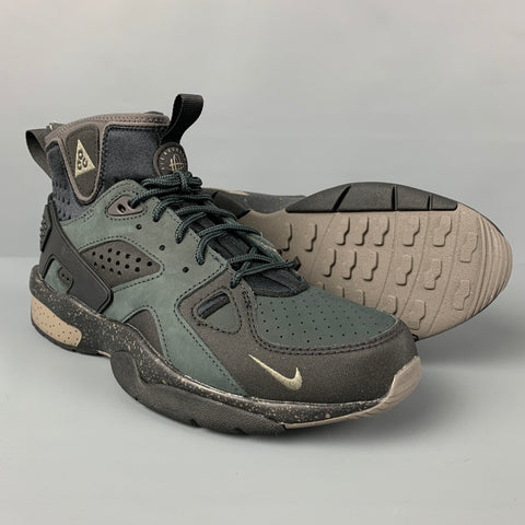 NIKE ACG AIR MOWABB Talla 9.5 Zapatillas altas negras grises