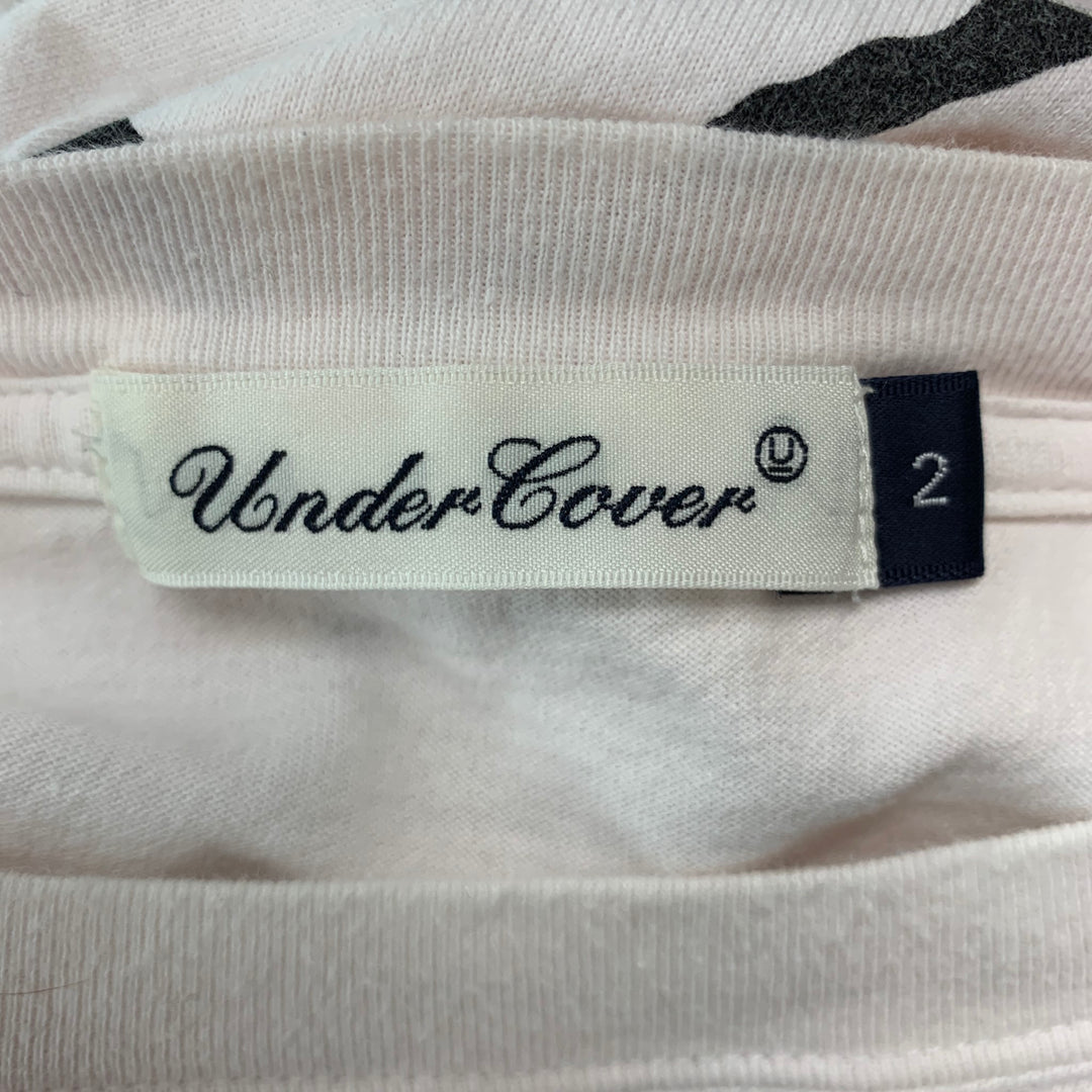 UNDERCOVER Size M Off White Black Graphic Cotton Short Sleeve T-shirt