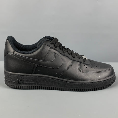Zapatillas NIKE Air Force de cuero negro talla 8.5