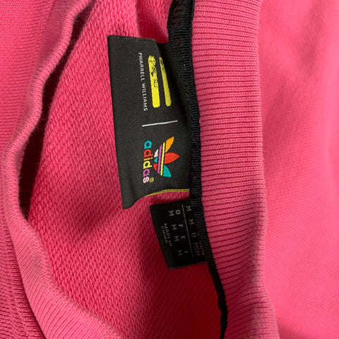 ADIDAS x Pharrell Williams Size M Pink Cotton Crew-Neck Pullover