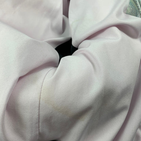 VEDA Chaqueta con cremallera de poliuretano acolchada iridiscente plateada talla S