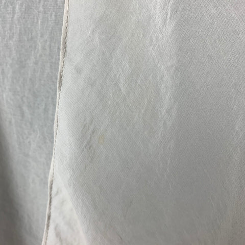 HELMUT LANG Taille S Gris Polyester Voir à travers le haut décontracté à col en V