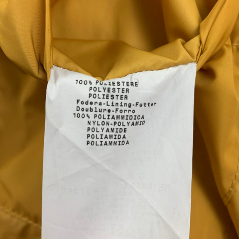 EMPORIO ARMANI Size 40 Yellow Polyester Belted Trenchcoat