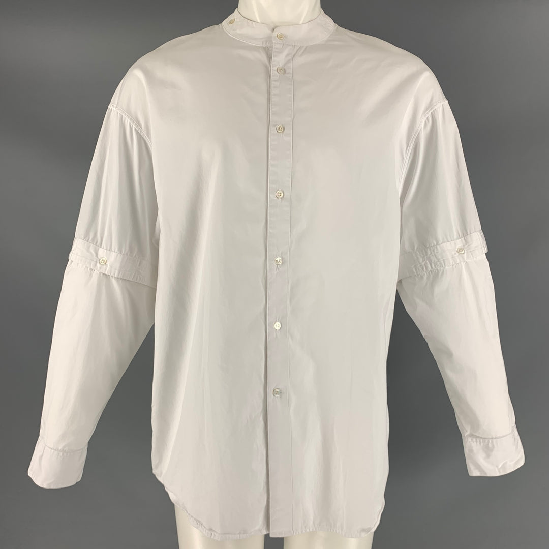 nehru collar cotton shirt