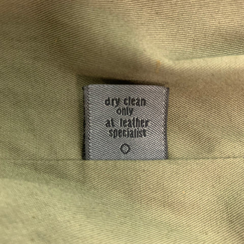 JOHN VARVATOS Taille 42 Veste simple boutonnage en daim marron