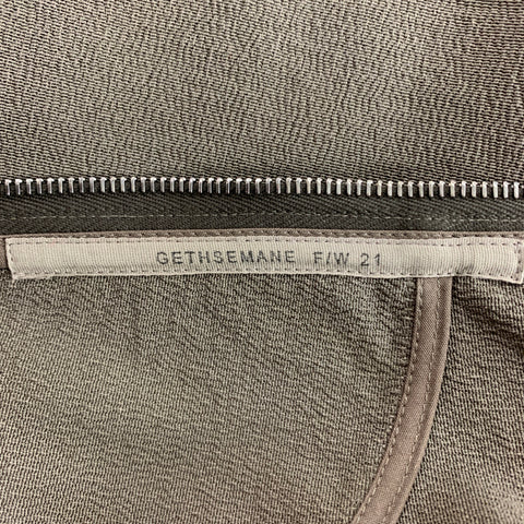RICK OWENS Taille 2 Robe à manches courtes en mélange de coton mousse