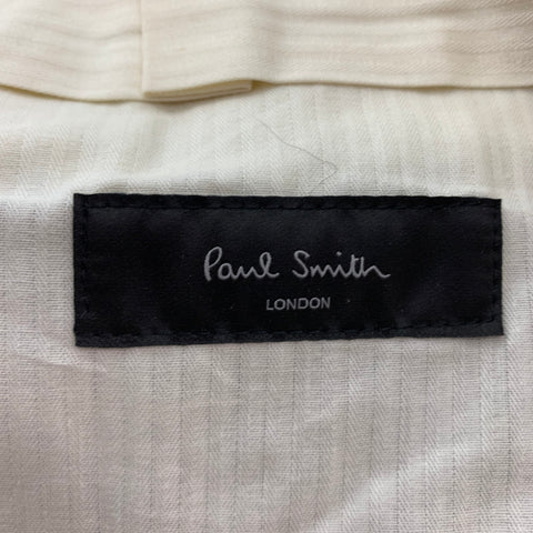 PAUL SMITH Size 42 Navy Wool Cashmere Notch Lapel Suit