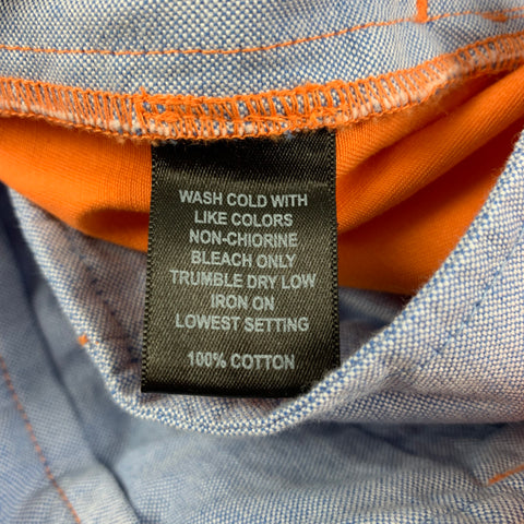 ROWING BLAZERS Size 30 Orange Cotton Zip Fly Dress Pants