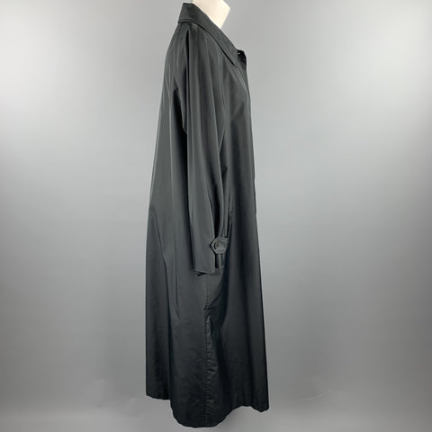 JOAN &amp; DAVID Taille 8 Manteau long en polyester / soie noir