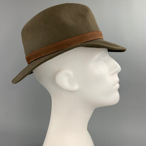 BORSALINO Marco Olive Water Repellent Felt Hat