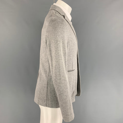 WINGS and HORNS Size M Grey Heather Cotton Nylon Notch Lapel Sport Coat