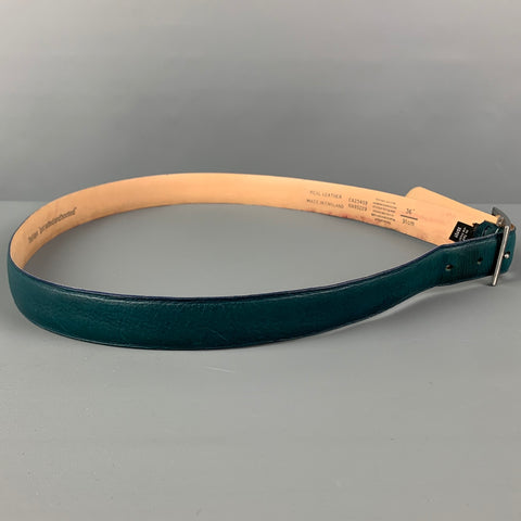 TED BAKER Size 36 Teal Leather Belt