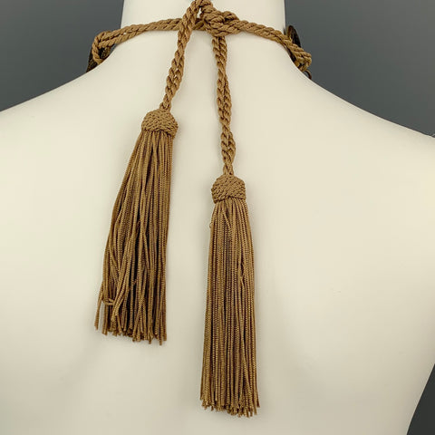 VALENTINO GARAVANI FW 2002 Couture Beaded Drop Snake Choker