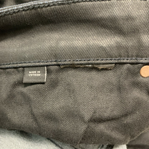 G-STAR Size 32 Black Coated Canvas Jeans