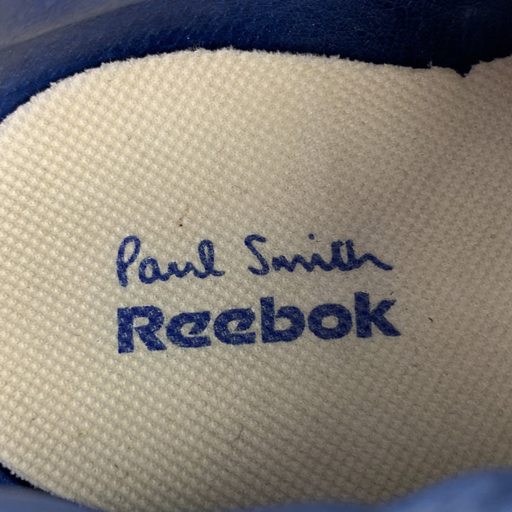 PAUL SMITH x REEBOK Talla 11 Zapatillas de deporte con cordones de cuero blanco